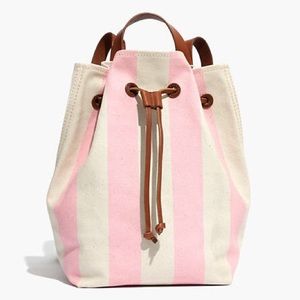 Madewell Canvas Somerset Backpack in Stripe